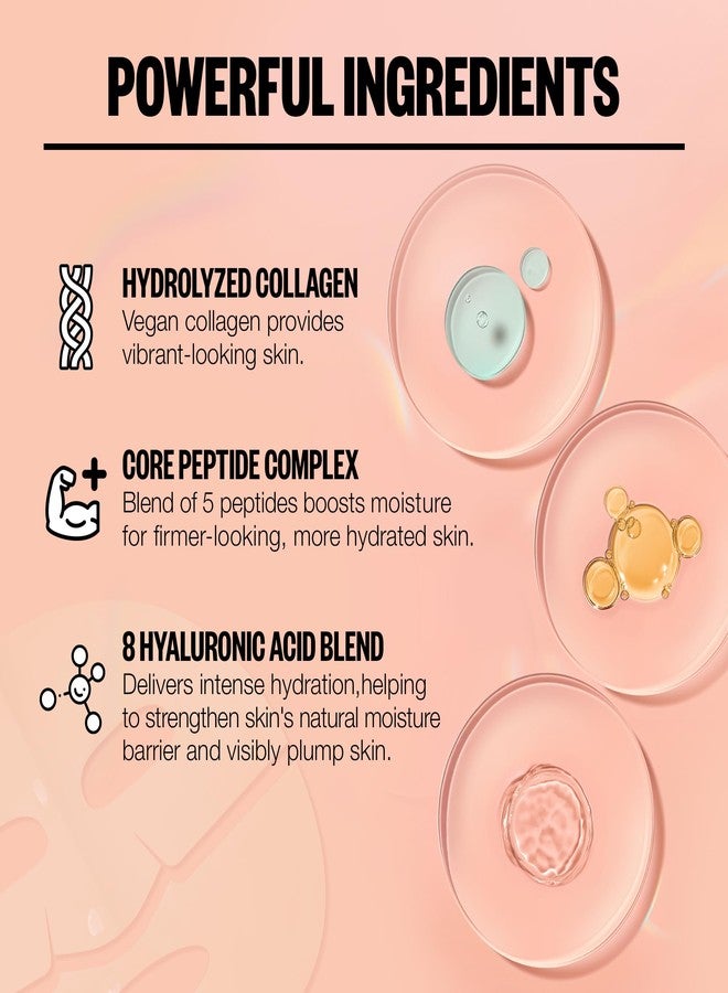 PEACE OUT Overnight Bio-Collagen Recovery Face Mask, Hydrating Overnight Sheet Mask with Vegan Collagen and Hyaluronic Acid, Helps Calm and Restore Skin, 1 Count - Image 4